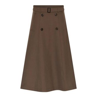 Bruuns Bazaar Gonna MedemiaBBTuri - - Skirts - Donna - Marrone - M