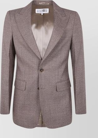 Maison Margiela tailored jacket with back vent and flap pockets
