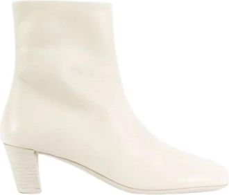 Mars&egrave;ll Boots - Dames - Laarzen met Hak - Wit - 36 EU - Leer - Schoenen