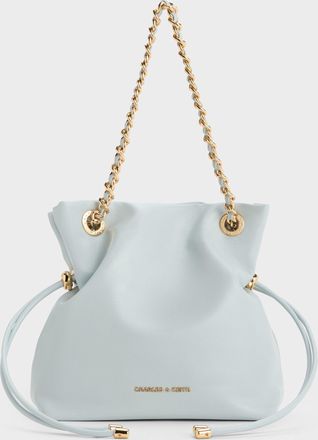 Charles & Keith Arya Braided-Chain Crossbody Bag