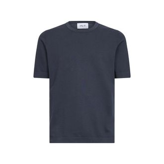 D4.0 T-Shirts, male, Gray, Size: 3XL Ribbed Crewneck T-Shirt
