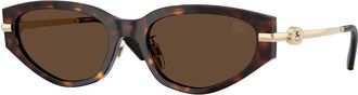 Burberry BE4493D Asian Fit 300273 Womens Sunglasses Tortoiseshell Size 56