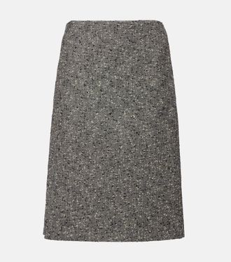 Gucci Wool-blend midi skirt