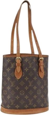 Louis Vuitton Pre-owned Bucket Bags, female, Brown, Size: ONE SIZE Pre-owned Bucket Bag