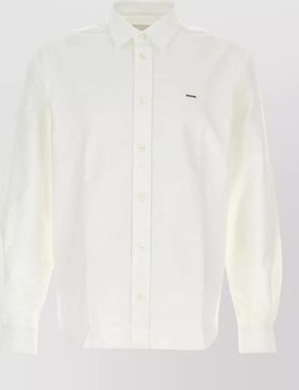 Prada oxford shirt long sleeves button down collar