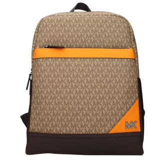 Michael Kors Herrens Cooper Hosen und Beutel Stoff Braun/Orange