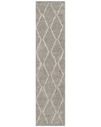 Jonathan Y Designs Jonathan Y Catala Moroccan Diamond Shag Polypropylene Rug