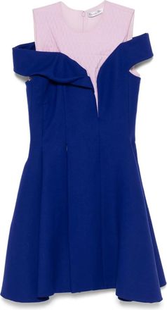 Dior Abito corto a strati 2014 - Blu