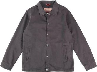 Iron And Resin Mens Coach Jacket In Charcoal
