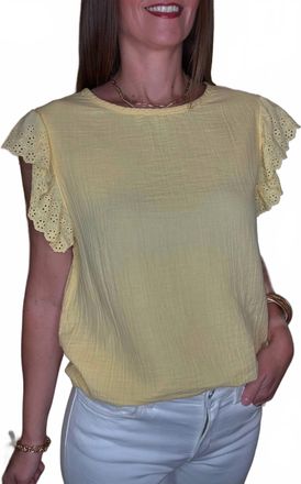 Dylan Presley Tee In Light Yellow