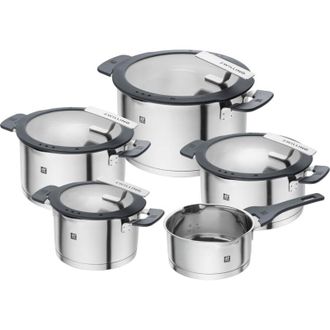 Zwilling Simplify 66870-005-0 Pentole set Acciaio inox 5 pz. Acciaio inox, Argento Nero - Zwilling