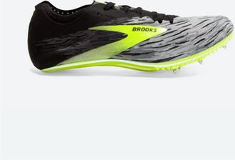 Brooks Mens Qw-K V4 Sprint Spike Shoes In Black Grey Nightlife