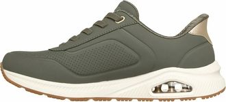 Skechers Arch Fit Sneaker - Dames - Sport - Groen - Maat: 41 EU Synthetisch