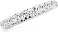 Badgley Mischka Round Cut Lab Created Diamond Infinity Ring - 1.0 ctw. in Platinum at Nordstrom Rack, Size 4.5