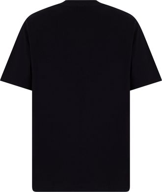 HUGO BOSS Mens T-Shirt Short-Sleeve Cotton Black T-Shirts And Polos