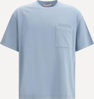 Marni T-shirt in jersey di cotone con tasca sul petto Man 48