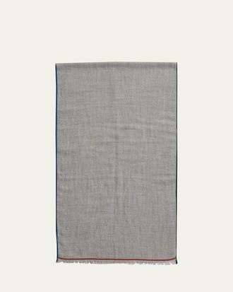 Loro Piana Mens Four In Hand Cashmere Scarf