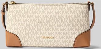 Michael Kors Handtasche mit Allover-Logo-Print Modell Murphy in Ecru, Gr&ouml;&szlig;e 1