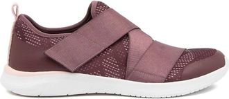Ziera Womens Farrell Wide Sneaker In Wine Neoprene