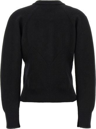 Alexander McQueen Womens Black Wool Cardigan Clothing