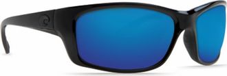 Costa Mens Jose Sunglasses In Blackout Frame Blue Mirror