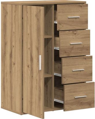 vidaXL Sideboard Artisan oak 60 x 31 x 84 cm Engineered wood Vidaxl