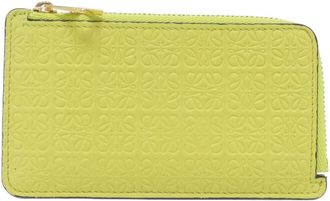 Loewe Lime Yellow Leather Coin Purse/Coin Case (Pre-Owned)