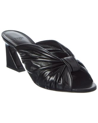 Fendi Fendi Arco Leather Sandal