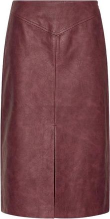 Ichi Mujer, Faldas, Rojo, Talla: XS