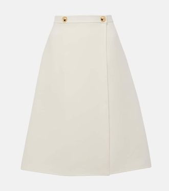 Valentino Crepe Couture midi skirt