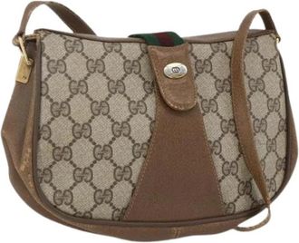 Gucci Pre-owned Cross Body Bag - Dames - Vintage Schoudertas - Beige - ONE Size - Vintage