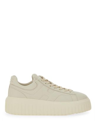 Hogan White Solid Sneakers