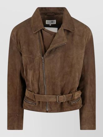 Maison Margiela leather biker jacket