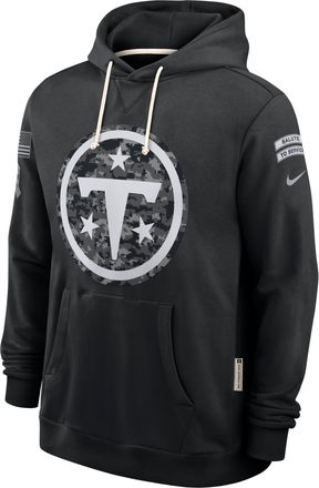 Nike Tennessee Titans Salute to Service Sideline Nike Mens Dri-FIT NFL Pullover Hoodie in Black | 03AZ00AA5A-CYB
