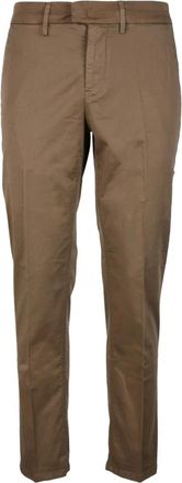 Dondup Heren, Broeken, Bruin, Maat: W34 Katoen