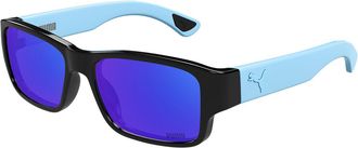 Puma PU0521S 002 Mens Sunglasses Black Size 55 - Free RX Lenses - Free RX Lenses