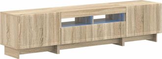 vidaXL Cabinet De Tv Led De 5 Piezas Roble Sonoma Madera De Ingenier&iacute;a Vidaxl