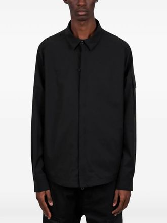 C.P. Company Metropolis zip-up shirt - men - Polyester - 3XL - Black