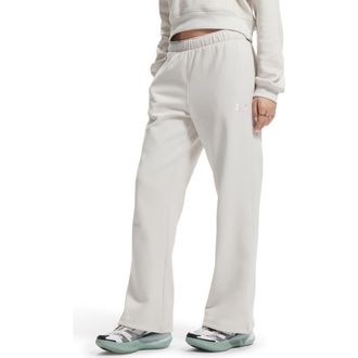 Under Armour Icon Vida Cotton Blend Fleece Sweatpants in Summit White/Summit White at Nordstrom, Size Xx-Large