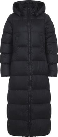 Canada Goose Black Long Quilted Jacket