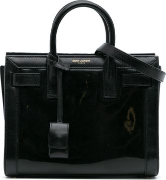 Saint Laurent Pre-owned Womens Sac De Jour Satchel - Black Leather - One Size
