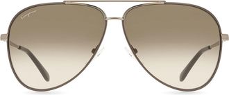 Ferragamo SF 131S 211 Mens Sunglasses Brown Size 60