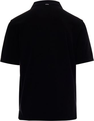 Herno Mens Polo Shirt Derby Black T-shirts And Polos