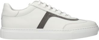 Brunello Cucinelli Brunello Cucinelli Donnas Scarpe da ginnastica in pelle bianca