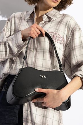 Diesel PLAY Shoulder Bag, Womens, Black