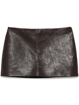 Khaite Minigonna The Jett - Marrone