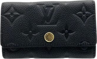 Louis Vuitton Pre-owned Wallets, unisex, Black, Size: ONE SIZE Pre-owned Canvas Keycase