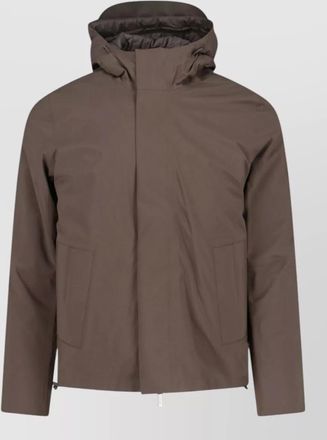 K-Way padded hooded raincoat