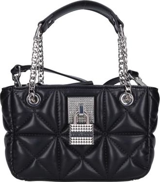 John Richmond Faux Leather Bag - Dames - Handtassen - Zwart - ONE Size - Leer - Tassen
