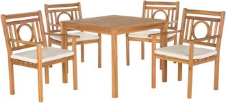 Safavieh 5Pc Outdoor Montclair Dining Set